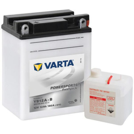 Akumulator 12V 12Ah EN 160A 136x82x162 L+ Powersports Freshpack VARTA