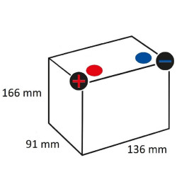 Akumulator 12V 14Ah EN 190A 136x91x166 L+ Powersports Freshpack VARTA