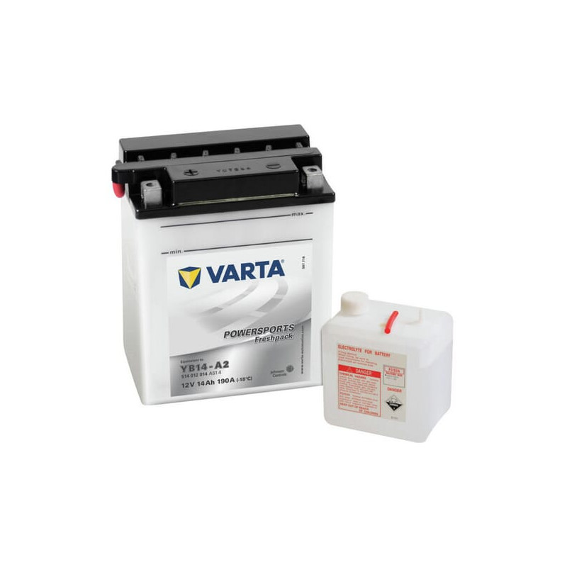 Akumulator 12V 14Ah EN 190A 136x91x166 L+ Powersports Freshpack VARTA