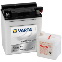 Akumulator 12V 14Ah EN 190A 136x91x166 P+ Powersports Freshpack VARTA