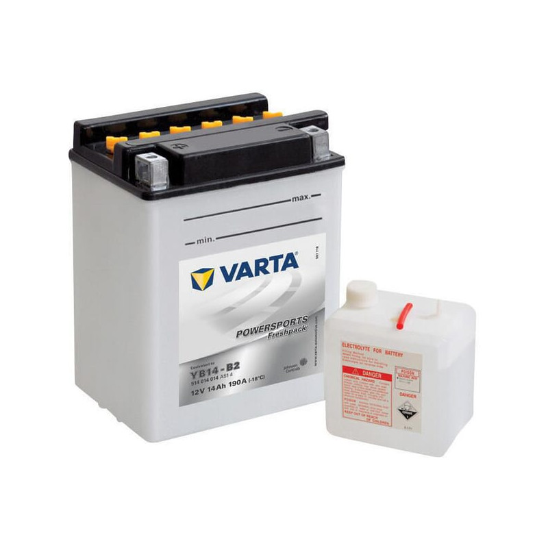 Akumulator 12V 14Ah EN 190A 134x89x166 L+ Powersports Freshpack VARTA