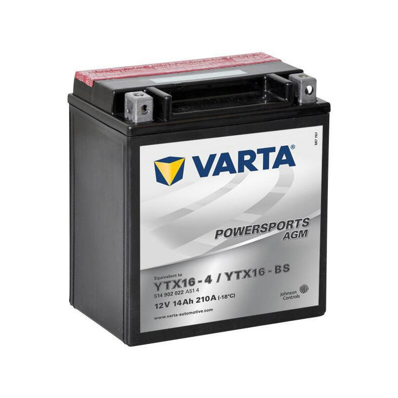Akumulator 12V 14Ah EN 210A 150x87x161 L+ AGM Varta