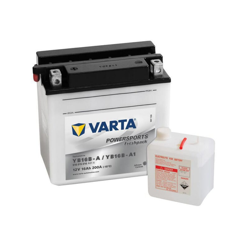 Akumulator 12V 16Ah EN 200A 158x89x162 L+ Powersports Freshpack VARTA