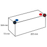 Akumulator 12V 16Ah EN 180A 205x72x164 P+ Powersports Freshpack VARTA