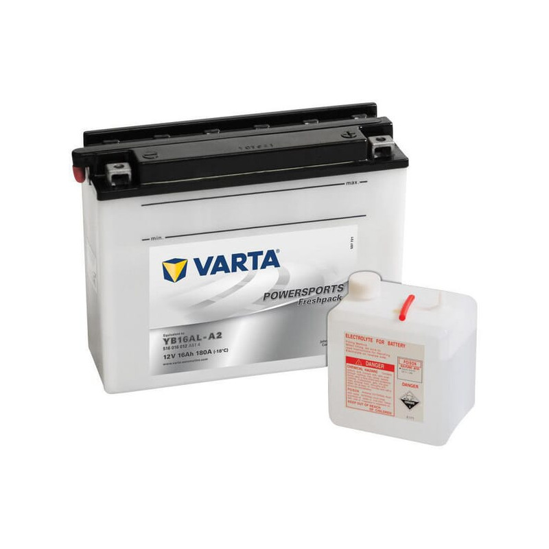 Akumulator 12V 16Ah EN 180A 205x72x164 P+ Powersports Freshpack VARTA