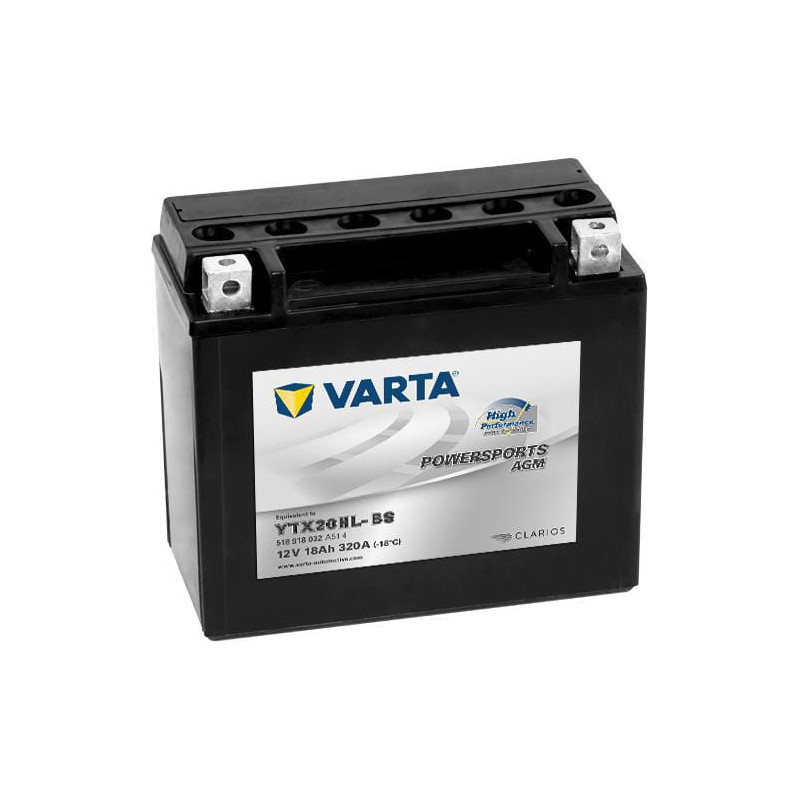 Akumulator 12V 18Ah EN 320A 175x87x154 P+ AGM Varta