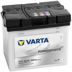 Akumulator 12V 30Ah EN 300A 186x130x171 L+ Powersports VARTA