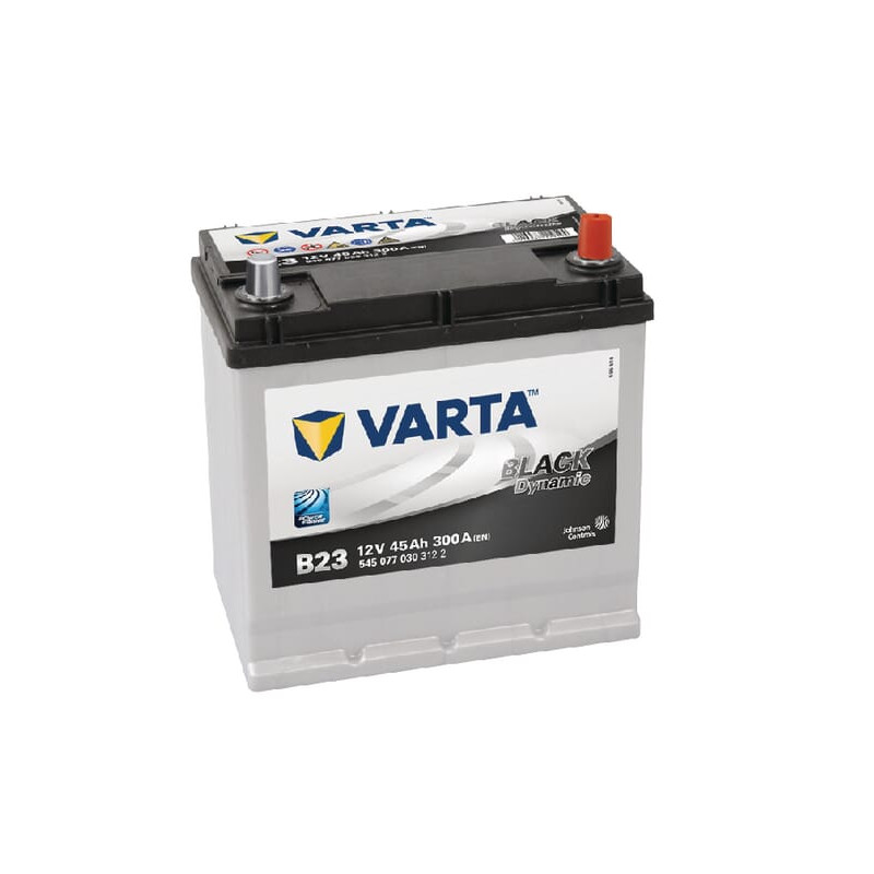 Akumulator 12V 45Ah EN 300A 219x135x225 P+ Black Dynamic VARTA