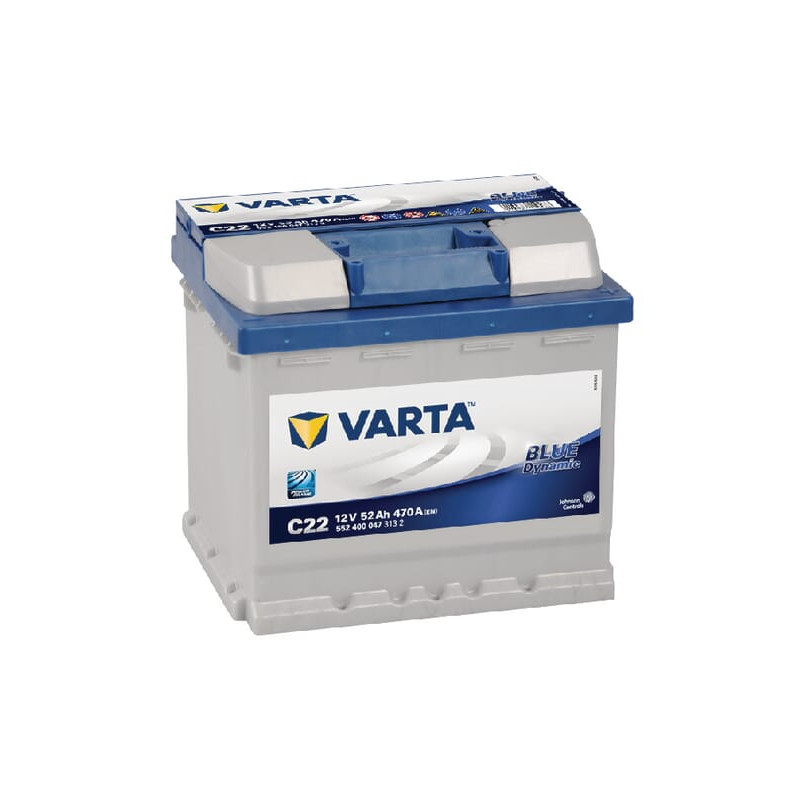Akumulator 12V 52Ah EN 470A 207x175x190 P+ Blue Dynamic VARTA