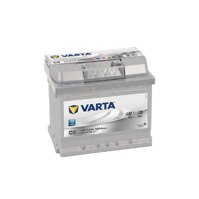 Akumulator 12V 52Ah EN 520A 207x175x175 P+ Silver Dynamic VARTA