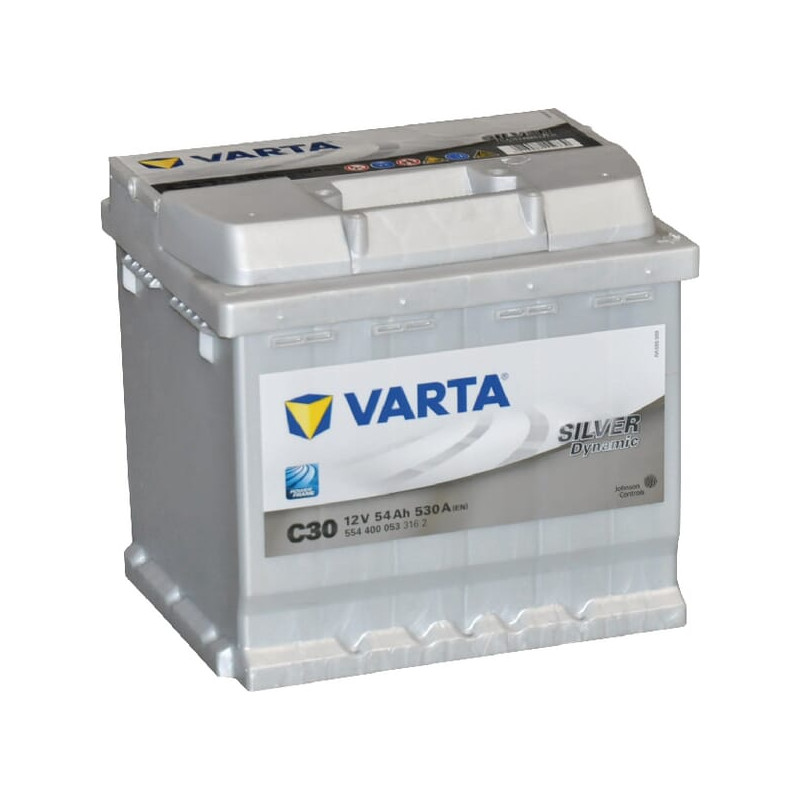 Akumulator 12V 54Ah EN 530A 207x175x190 P+ Silver Dynamic VARTA