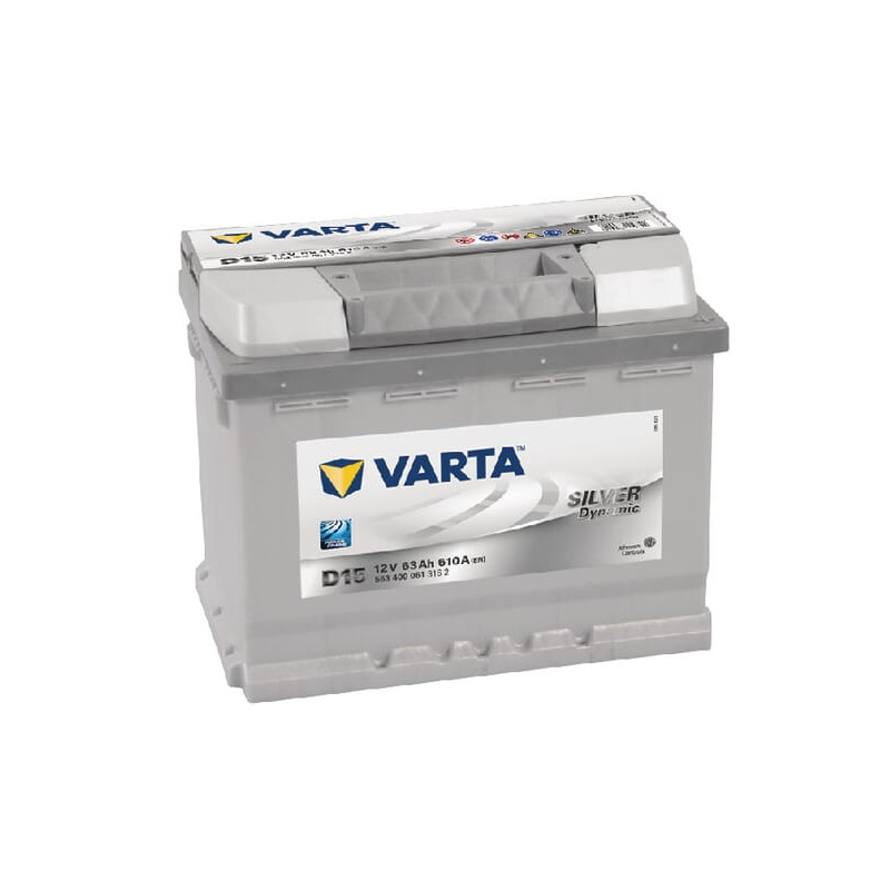 Akumulator 12V 63Ah EN 610A 242x175x190 P+ Silver Dynamic VARTA
