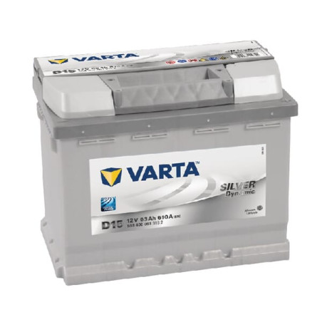 Akumulator 12V 63Ah EN 610A 242x175x190 P+ Silver Dynamic VARTA