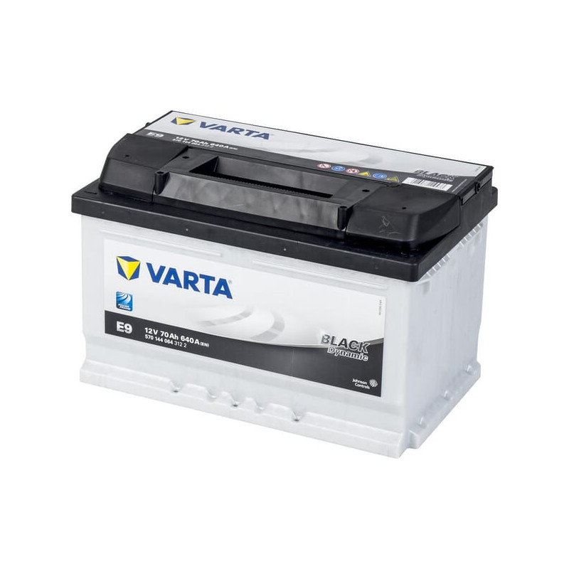 Akumulator 12V 70Ah EN 640A 278x175x175 P+ Black Dynamic VARTA