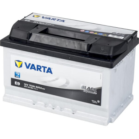 Akumulator 12V 70Ah EN 640A 278x175x175 P+ Black Dynamic VARTA