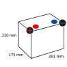 Akumulator 12V 70Ah EN 630A 261x175x220 L+ Blue Dynamic VARTA