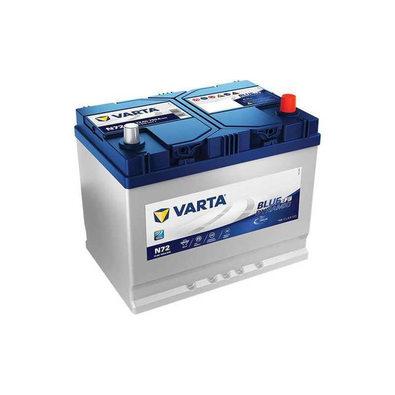 Akumulator 12V 72Ah EN 760A 261x175x220 P+ Blue Dynamic VARTA