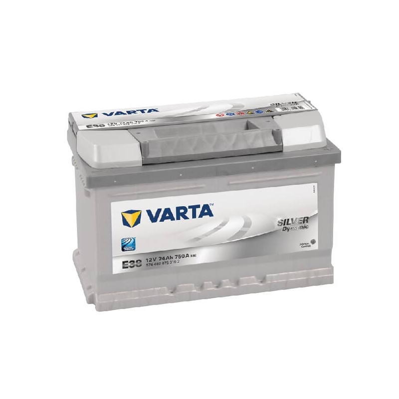 Akumulator 12V 74Ah EN 750A 278x175x175 P+ Silver Dynamic VARTA