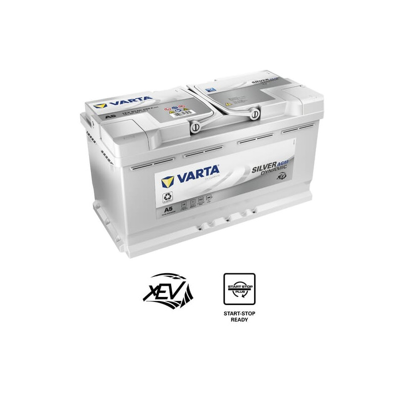Akumulator 12V 95Ah EN 850A 353x175x190 P+ AGM Varta