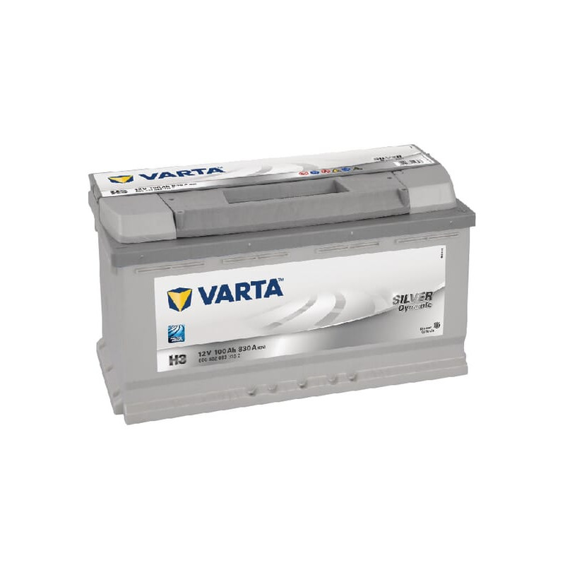 Akumulator 12V 100Ah EN 830A 353x175x190 P+ Silver Dynamic VARTA