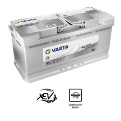 Akumulator 12V 105Ah EN 950A 394x175x190 P+ AGM Varta