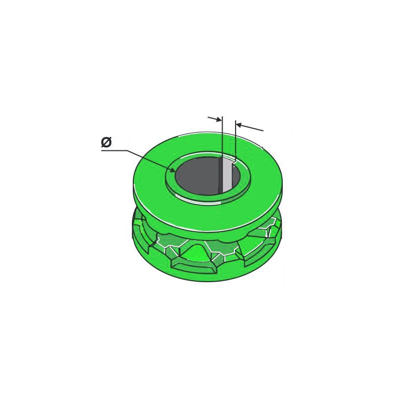 Koło łańcuchowe gniazdowe 09x27 Z6 Ø135/10, B1084/0212C72