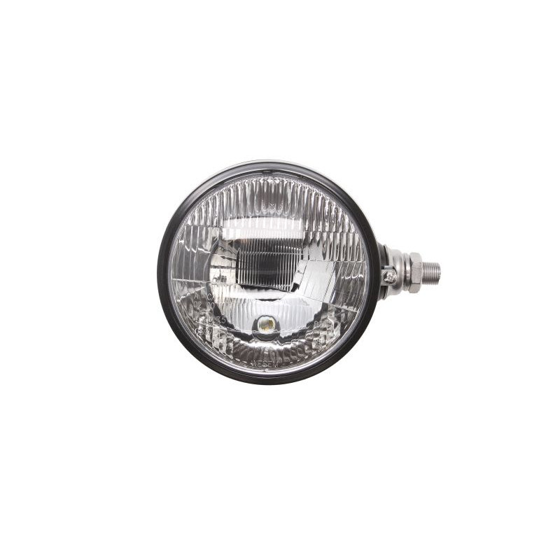 Reflektor świateł uniwersalny L/P (dalekosiężny, H3/T4W, 12/24V, szer. 220mm, wys. 123mm, biały, plastik, czarny, światła pozycy