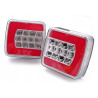 Zestaw lamp tylnych LED L/P, 12/24V kierunek, pozycja , stop