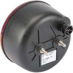 Lampa tylna zespolona LED, lewa/prawa okrągła 12V z gniazdem 5-pin Aspöck