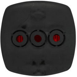Lampa tylna, kwadratowa 12/24V czerwona przykręcana Hella