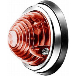 Lampa tylna, okrągła 12V czerwona Hella