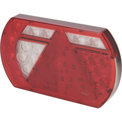 Lampa tylna zespolona LED, lewa 12V 236x140x24.3 mm Bayonet 5-pin Kramp
