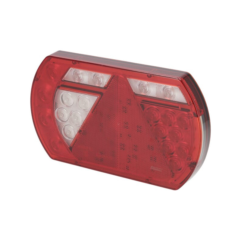 Lampa tylna zespolona LED, lewa 12V 236x140x24.3 mm Bayonet 5-pin Kramp