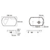 Lampa tylna zespolona LED, lewa 12V 236x140x24.3 mm Bayonet 5-pin Kramp