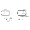 Lampa tylna zespolona LED, lewa 12V 236x140x24.3 mm Bayonet 6-pin Kramp