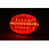 Lampa tylna zespolona LED, lewa/prawa, owalna 12/24V Kramp