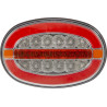 Lampa tylna zespolona LED, lewa/prawa, owalna 12/24V Kramp