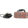 Lampa tylna zespolona LED prostokątna, 12V (zintegrowany opornik) 200.5x85.3x28.9 mm Kramp