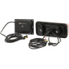 Lampa tylna zespolona LED prostokątna, 12V (zintegrowany opornik) 200.5x85.3x28.9 mm Kramp