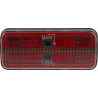 Lampa tylna zespolona LED prostokątna, 12V (zintegrowany opornik) 200.5x85.3x28.9 mm Kramp
