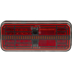 Lampa tylna zespolona LED prostokątna, 12/24V 200.5x85.3x28.9 mm Kramp