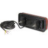 Lampa tylna zespolona LED prostokątna, 12/24V 200.5x85.3x28.9 mm Kramp