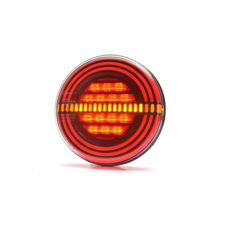 Lampa tylna zespolona LED okrągła, 12V Ø 142 mm Kramp