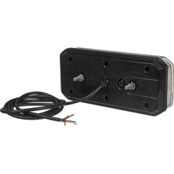 Lampa tylna zespolona LED, prawa prostokątna, 12/24V 306x133x60.6 mm Kramp