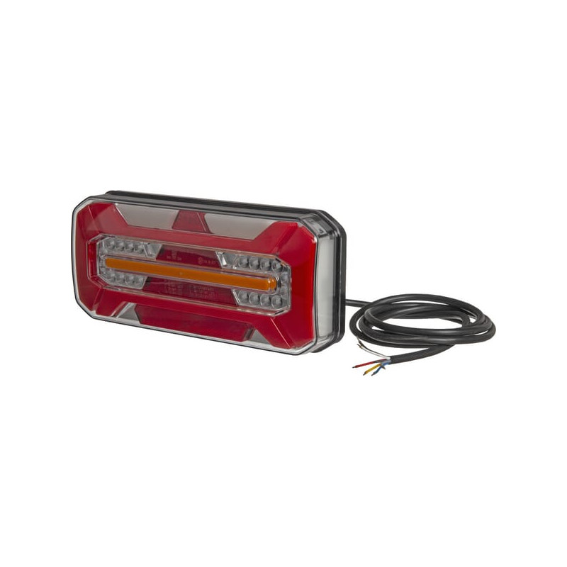 Lampa tylna zespolona LED, prawa prostokątna, 12/24V 306x133x60.6 mm Kramp