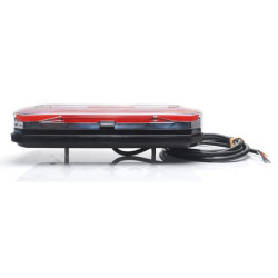Lampa tylna zespolona LED, lewa prostokątna, 12/24V 306x133x60.6 mm Kramp