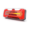 Lampa tylna zespolona LED, lewa prostokątna, 12/24V 306x133x60.6 mm Kramp