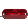 Lampa obrysowa LED, prostokątna 12V czerwona przykręcana 108x10.5x44 mm Hella ValueFit