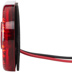 Lampa obrysowa LED, prostokątna 12V czerwona przykręcana 108x10.5x44 mm Hella ValueFit