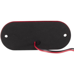 Lampa obrysowa LED, prostokątna 12V czerwona przykręcana 108x10.5x44 mm Hella ValueFit